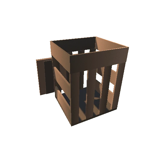 Tall Mid Crate Leaned Lid